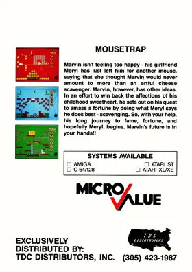 Mouse Trap box cover back